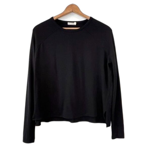 Rag & Bone Black Knit T-Shirt XS Long Sleeves - Picture 3 of 8